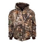 King's Camo KCB120 Men's Classic Hunting Insulated Camo Bomber Jacket, Realtree Edge, X-Large