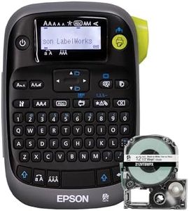LABELWORKS Epson LW-PX300 Industrial Label Maker for Office – Compatible with Stickers, Magnets, and Shrink Tube, Portable Handheld Design, Label Maker and Tape Only