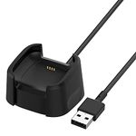 Bicmice 3.3Ft Usb Charger Compatible With Fitbit Versa 2 Charger Dock Anti-Slip Replacement Smartwatch Charging Cable Stand(Not For Versa/Versa Lite)