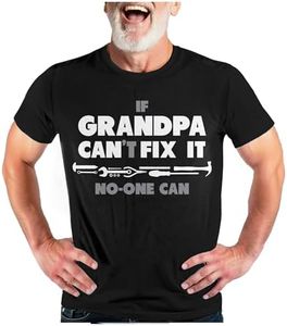 Tstars Grandpa Shirt Gifts for Dad Papa from Grandchildren Fathers Day Shirts for Men A2 3X-Large Black