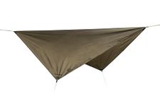 Snugpak All-Weather Shelter G2 WGTE - 3x3m Tarp & Emergency Shelter - 100% Waterproof Camping with UV30 Protection - Tent Tarp For Bushcraft & Camping - With Guy-Lines & Alloy Tent Pegs (Olive)