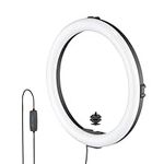 JOBY Beamo Ring Light 12" - Large LED Selfie Ring Light for Phones or Cameras with 3 Light Modes & 10 Brightness Levels, Mobile, Video, Vlogging, Live Stream, Content Creation, Makeup, Work from Home