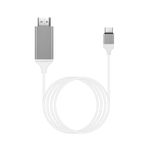 [Apple MFi Certified] USB C to HDMI Adapter for iPhone 15, 4K@60Hz USB 3.1 Type-C to HDMI for Home Office,Thunderbolt 3/4 Compatible with MacBook Pro/Air,Mobile Phone,iPad,Laptop,Computer (White)