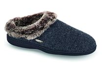 Acorn Women's Chinchilla Clog Ragg Dark Charcoal Heather Small M