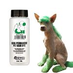 OPAWZ Semi-Permanent Dog Hair Dye, Food-Grade Pigment Dog Dye, Non-Toxic Pet Hair Dye for Dogs, Cats and All Pets Can be Bathed (Kelly Green)