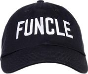 Ann Arbor T-shirt Co. Funcle | Fun Funny Uncle New Baby Pregnancy Maternity Niece Nephew Men Baseball Dad Hat, Hat - Black, One Size