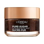 L'Oréal Paris Face Wash Pure-Sugar Scrub with 3 Fine Sugars + Coffee for Rough Skin, 50 ml