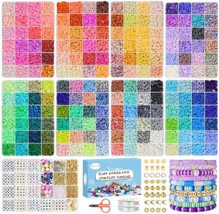 Redtwo 32000 Pcs Clay Beads Bracelet Making Kit