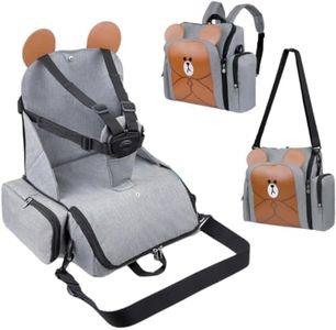 Baby First Alzasedia Bambini da Viaggio 4in1, Borsa Passeggino Termica Con Fasciatoio Materassino Portatile Neonati – Zaino Mamma Multifunzione, Seggiolone Pappa Portatile, Tessuto Waterproof