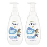 Dove Kids Care Cotton Candy hypoallergenic skin care Fantastic Body Wash for delicate children's skin 2x 400 ml