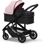 newyoo Baby Stroller, Nestro 516M, Infant Bassinet Strollers w Convertible/Reversible Seat & Cup Holder, Coches para Bebes, 2 in 1 Rear-Facing Pram from Newborn to Toddler, One-Hand Easy Fold, Pink