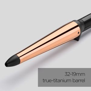 BaByliss Titanium Curling Wand 32-19mm – Professional Hair Styler