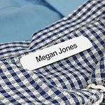 50 Printed Iron-on Name Labels/Tags