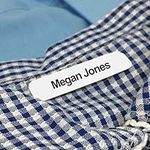 50 Printed Iron-on Name Labels/Tags for School, Care, Nursing or Camp