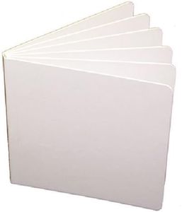 White Hardcover Blank Book 5 X 5 -- Case of 12