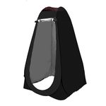 Niyam Portable Foldable Outdoor Privacy Pop Up Polyester Dressing Changing Room, Outdoor Tent, Camp ToiletTent,Shower Tent,Rain Shelter for Camping (Black)