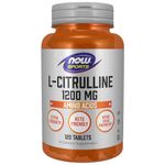 Now Foods L-Citrulline Tablets, 120 Count