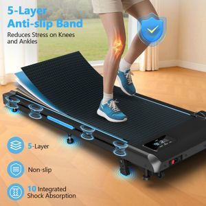VANNECT 4-in-1 Walking Pad Treadmill – Compact Under Desk Fitness Machine