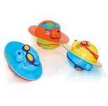 Zoggs Kid's Seal Flips Pool Water Toy, Multicolour, 3 pack