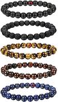 Hot And Bold Boys Gemstone Bead Bracelet Set With Certificate, Natural Stones, Stylish Jewelry (Radiant Love Combo Bracelet)