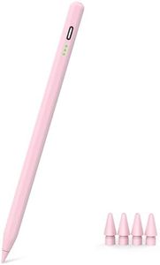 MYSTILUCK Pencil for iPad 9th&10th Generation, 13 minutes fast charge, Pencil for iPad (2018-2026) A16 11/10/9/8/7/6th Gen, Pro 12.9/11/13-inch M4, Air 3/4/5/M2, Mini 5/6/7 (Pink)