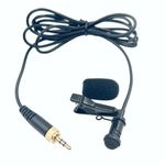 MICMXMO Lavalier Lapel Microphone 3.5 mm for Sennheiser Wireless System Bodypack Transmitter Unidirectional Capacitor Lapel Mic Perfect for YouTube, Interview, Podcast, 1.5 m