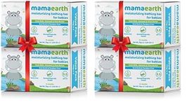 Mamaearth Moisturizing Bathing Bar Soap For Babies - 75g (Pack of 8) | Infused with Goat Milk, Oatmeal & Shea Butter | Cleanses Gently, Retains Moisture, pH Balanced at 5.5