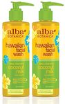 Alba Botanica Coconut Milk Facial Wash 8 oz (Pack of 2)