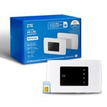 ZTE MF920, 4G+ MiFi Portable WiFi, Connect 32 Devices, Lasts up to 10hour Battery, Global Travel Device - Simple Use, Easy App, Unlocked SIM Card Slot