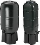 100 Litre or 210 Litre Slim Line Outdoor Rain Water Collector Complete Water Butt With Filler Kit & Lid (210 Litre Water Butt)