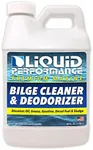 Liquid Performance Marine Bilge Cleaner and Deodorizer for Boats - 64 oz - Dissolves Oil, Grease, Gasoline, Diesel Fuel, and Sludge - Brightens and Restores