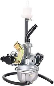 GOOFIT PZ19 19mm Carburetor Carb with Cable Choke for 50cc 70cc 90cc 110cc 125cc ATV Moped Quad Dirt Bike Go Kart Scooter