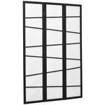 HOMCOM 3 Panel Room Divider, 5.6ft Folding Privacy Screen, Wood Freestanding Wall Partition Divider, White