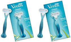 Gillette Venus Hair Removal Razor for Women with Aloe Vera, 1 Pc (Pack of 2)