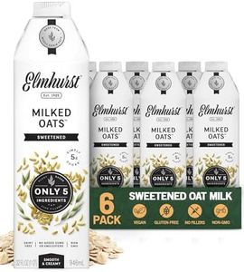 Elmhurst 1925 Milked Oats Sweetened Oat Milk, Dairy Free, Vegan, 32 Ounce (Pack of 6)