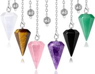 DUQGUHO 6 Pcs Pendulum Crystal Set 