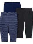 Simple Joys by Carter's Boys' Baby 3-Pack Thermal Pants, Grey/Navy, 18 Months