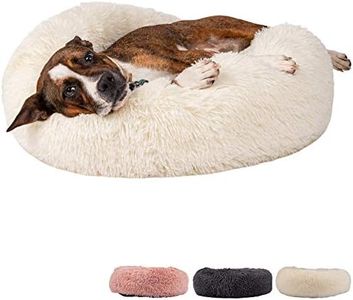 Zenify Pets Calming Dog Bed for Cats or Small Medium Dogs Puppy (70cm, White)…