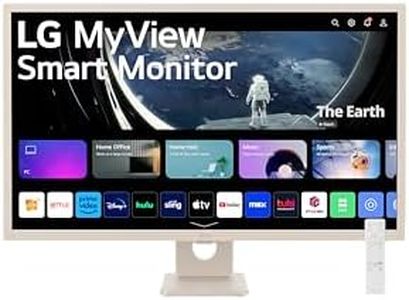 LG 31.5" Full HD IPS Smart Monitor with webOS, Beige