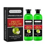 URBAN BEAUT BLANC Fruit Vinegar Black Gel Color Professions Hair Colour, 500mlx2