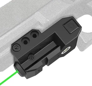 SOLOFISH Tactical Green Laser Sight Magnetic USB Rechargeable for Pistol Handgun Rifle, Low Profile Green Beams for Guns, Shockproof Green Dot Sight Compatible with Glock 17 19, Beam: Class IIIA, <5mW