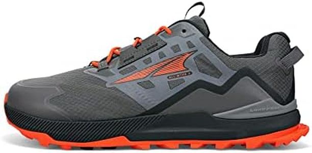 ALTRA Men's Lone Peak All-Wthr Low 2 AL0A7R6J Trail Running, Gray/Orange, 7.5