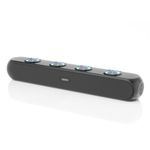 GOVO Gosurround 320 | 50W Bluetooth SoundBar, 4000 Mah Battery, 2.0 Channel with 58Mm Drivers, Multicolor Led Lights with TWS, Aux, Bluetooth and USB (Platinum Black)