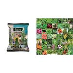 Ugaoo Organic Vermicompost Fertilizer for Plants - 5 Kg & UGAOO Indian Vegetable Seeds Bank For Home Garden 50 Varieties - 2255 Seeds