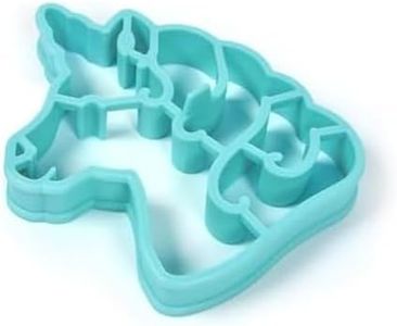 Fred & Friends Crack A Smile Silicone Egg and Pancake Breakfast Mold. 5.75-Inch, Blue Unicorn