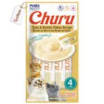 Inaba Premium Flavour Packed Cat Treats - Made in Thailand X Tails Nation (Churu Tuna & Bonito Flakes Recipe, Pack of 6) Taurine & Vitamin E Added