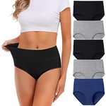 UMMISS Women's Regular & Plus Size Stretch Cotton Briefs Underpants for Big Lady 3XL Size 10
