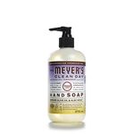 Mrs. Meyer's Clean Day Liquid Hand Soap, Compassion Flower, Cruelty Free and Biodegradable Hand Wash Made with Essential Oils, 370 ml Soap Pump Bottle