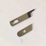 HONEYSEW Upper Knife 412585 Lower Knife 550449 for Singer 14CG754 14SH654 14SH644 14SH744 Pfaff 4762 4772 Babylock Serger Machine