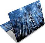 15.6 Inches Laptop Skin Sticker Reusable Personalized Skin Art Protector for 12.1 13 13.3 14 15 15.4 Inches Netbook Notebook PC by AORTDES (Forest at Peaceful Moonlight)